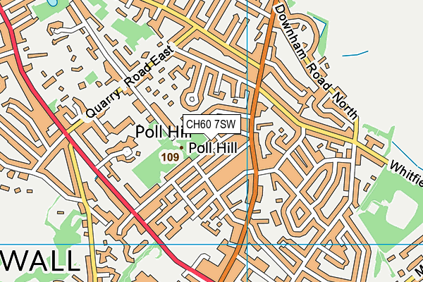 CH60 7SW map - OS VectorMap District (Ordnance Survey)