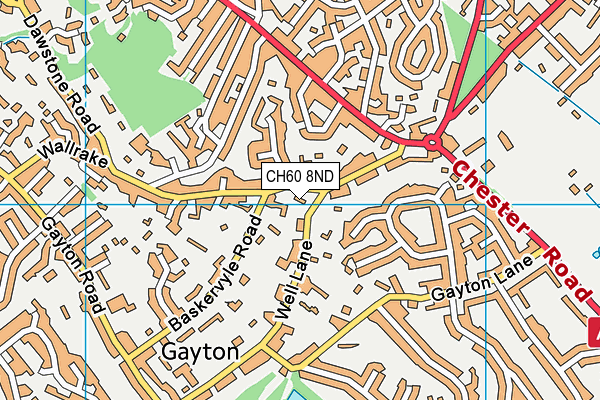 CH60 8ND map - OS VectorMap District (Ordnance Survey)