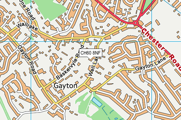 CH60 8NF map - OS VectorMap District (Ordnance Survey)