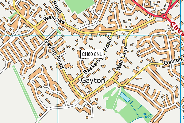 CH60 8NL map - OS VectorMap District (Ordnance Survey)