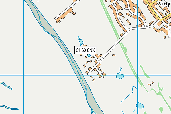 CH60 8NX map - OS VectorMap District (Ordnance Survey)