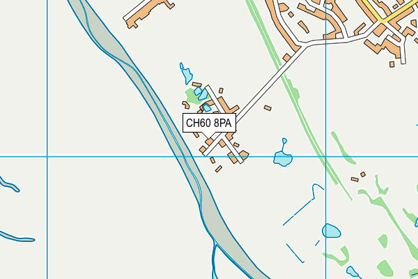 CH60 8PA map - OS VectorMap District (Ordnance Survey)