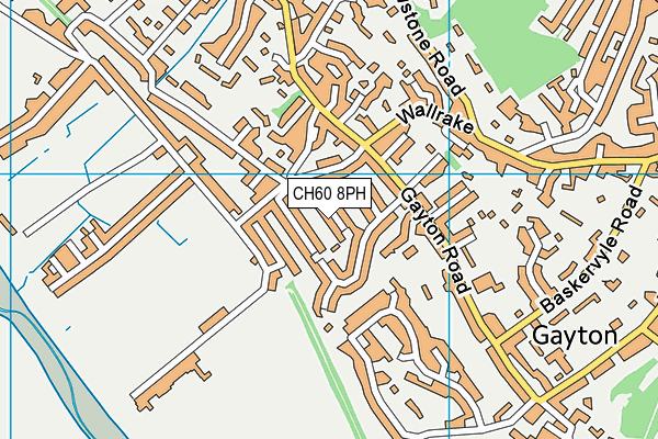 CH60 8PH map - OS VectorMap District (Ordnance Survey)