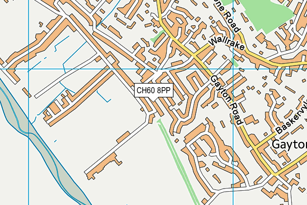 CH60 8PP map - OS VectorMap District (Ordnance Survey)