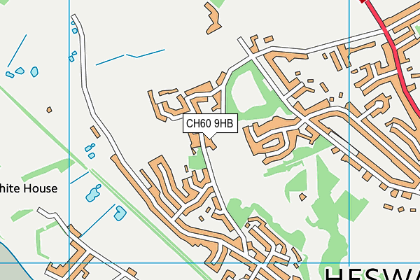 CH60 9HB map - OS VectorMap District (Ordnance Survey)