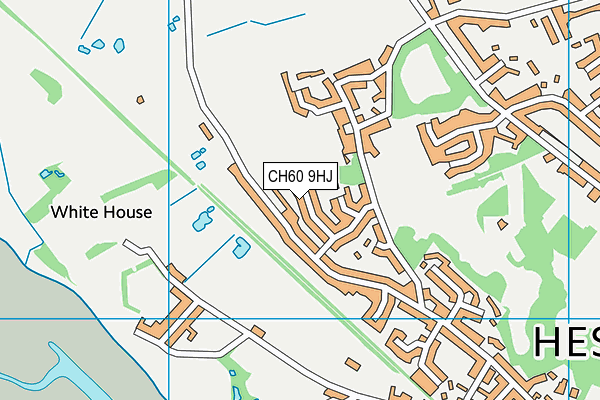 CH60 9HJ map - OS VectorMap District (Ordnance Survey)