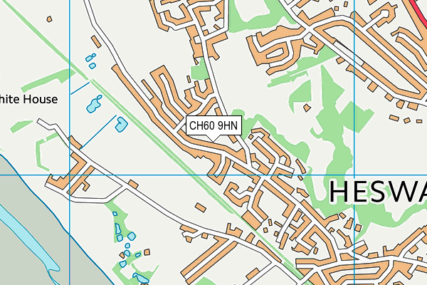 CH60 9HN map - OS VectorMap District (Ordnance Survey)