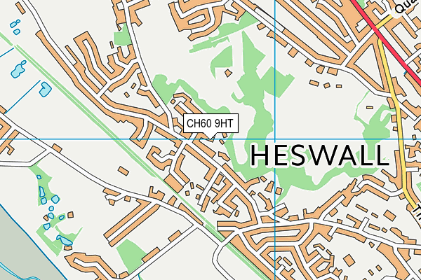 CH60 9HT map - OS VectorMap District (Ordnance Survey)