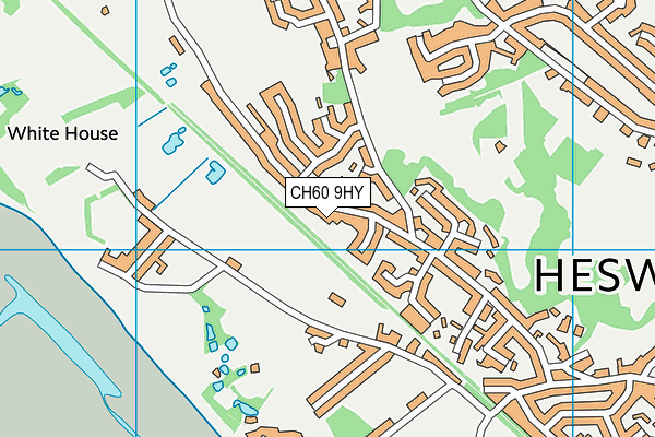 CH60 9HY map - OS VectorMap District (Ordnance Survey)