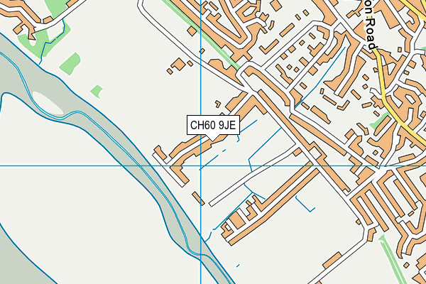 CH60 9JE map - OS VectorMap District (Ordnance Survey)