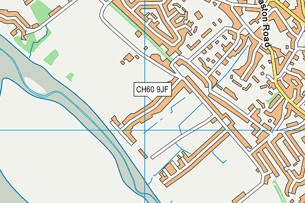 CH60 9JF map - OS VectorMap District (Ordnance Survey)