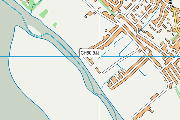 CH60 9JJ map - OS VectorMap District (Ordnance Survey)