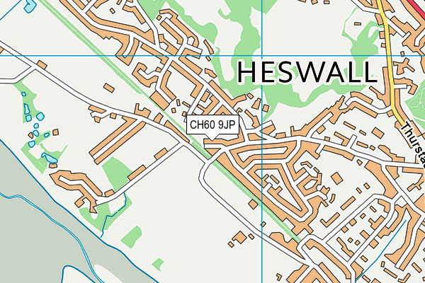 CH60 9JP map - OS VectorMap District (Ordnance Survey)