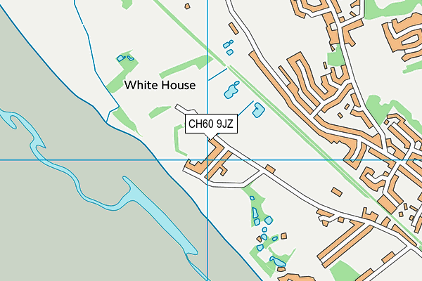 CH60 9JZ map - OS VectorMap District (Ordnance Survey)