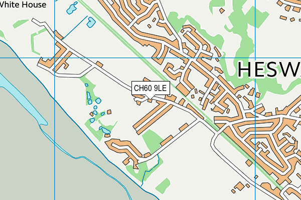CH60 9LE map - OS VectorMap District (Ordnance Survey)