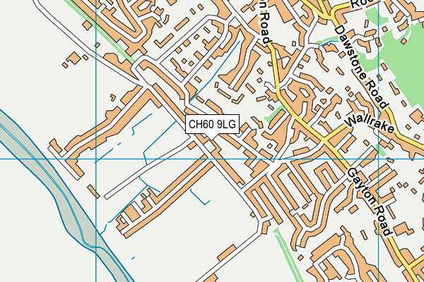 CH60 9LG map - OS VectorMap District (Ordnance Survey)