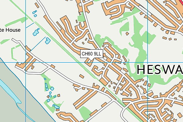 CH60 9LL map - OS VectorMap District (Ordnance Survey)