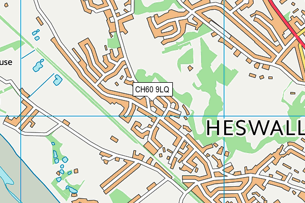 CH60 9LQ map - OS VectorMap District (Ordnance Survey)