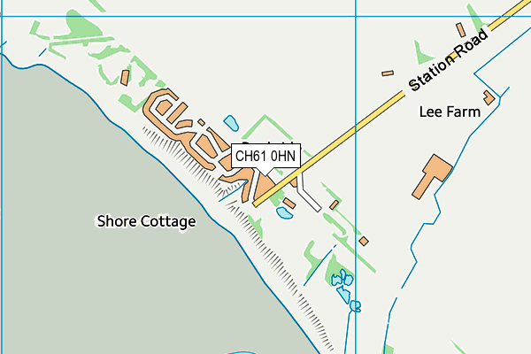 CH61 0HN map - OS VectorMap District (Ordnance Survey)