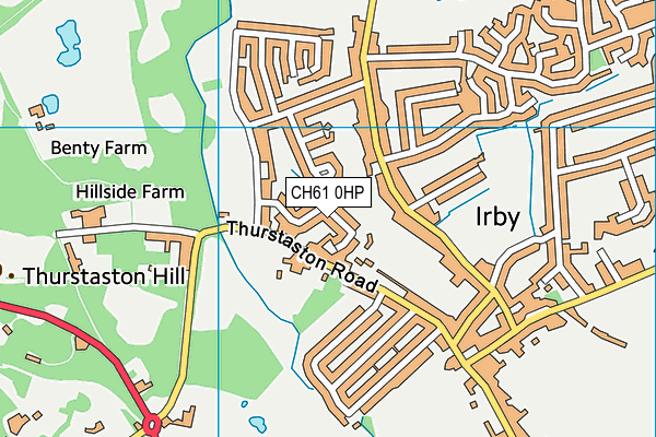 CH61 0HP map - OS VectorMap District (Ordnance Survey)