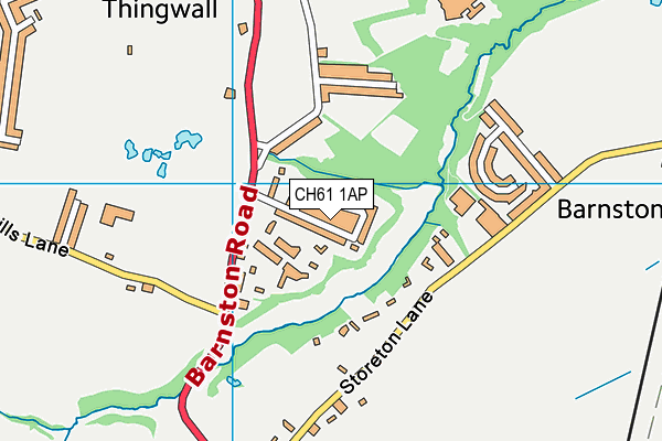 CH61 1AP map - OS VectorMap District (Ordnance Survey)