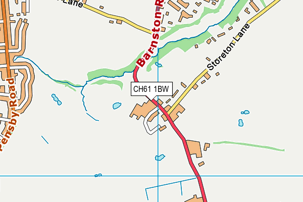 CH61 1BW map - OS VectorMap District (Ordnance Survey)