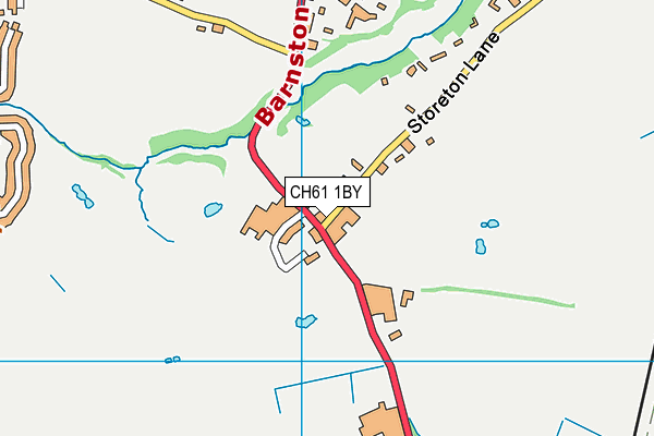 CH61 1BY map - OS VectorMap District (Ordnance Survey)