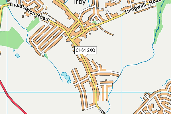 CH61 2XQ map - OS VectorMap District (Ordnance Survey)