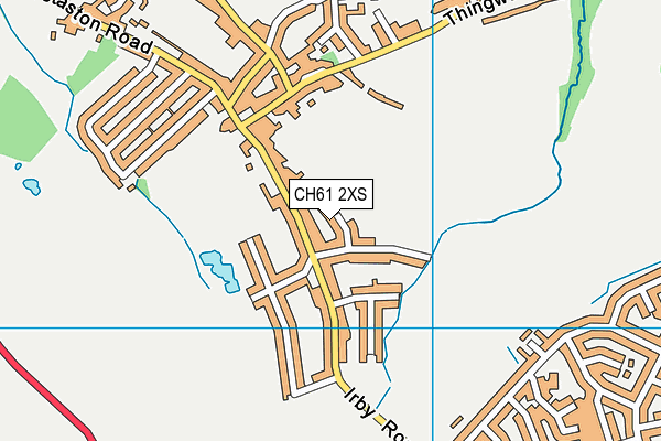 CH61 2XS map - OS VectorMap District (Ordnance Survey)