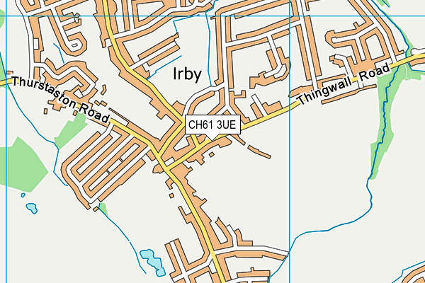 Map of BLUSH BAR (NW) LTD at district scale
