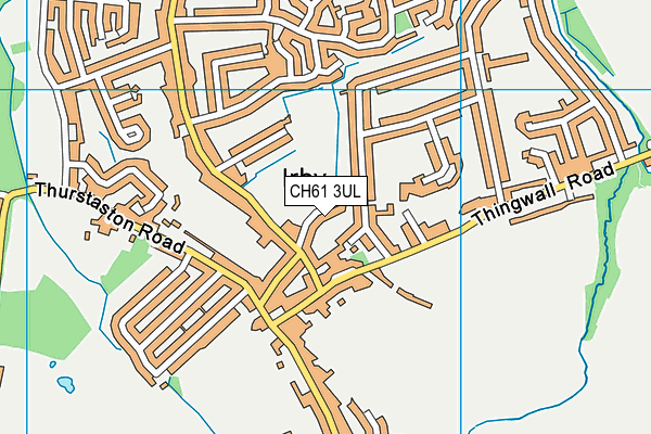 CH61 3UL map - OS VectorMap District (Ordnance Survey)