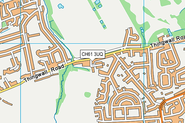 CH61 3UQ map - OS VectorMap District (Ordnance Survey)