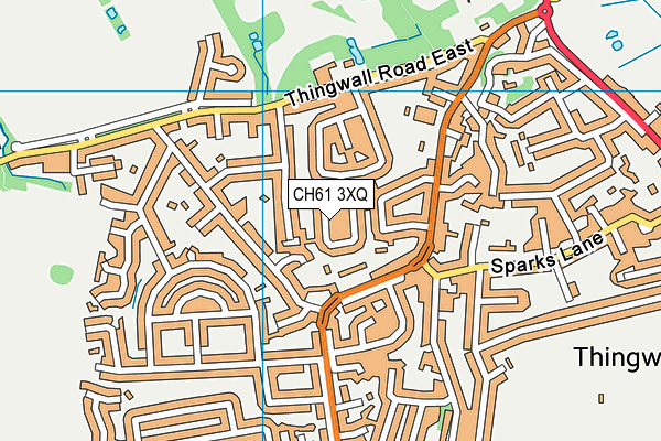 CH61 3XQ map - OS VectorMap District (Ordnance Survey)