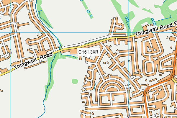 CH61 3XR map - OS VectorMap District (Ordnance Survey)