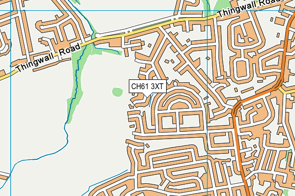 CH61 3XT map - OS VectorMap District (Ordnance Survey)