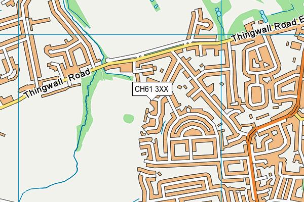 CH61 3XX map - OS VectorMap District (Ordnance Survey)