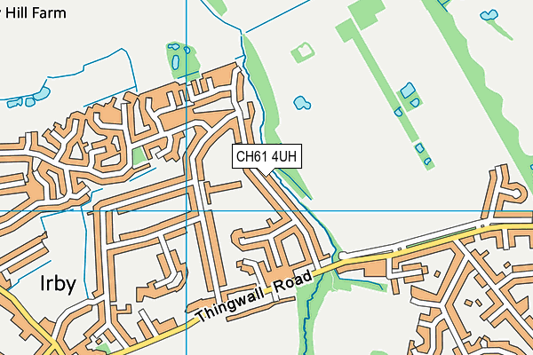 CH61 4UH map - OS VectorMap District (Ordnance Survey)