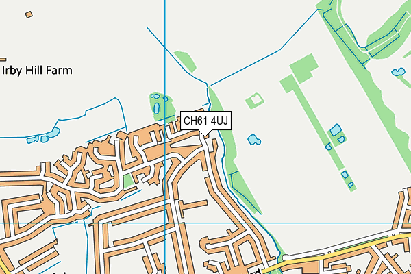 CH61 4UJ map - OS VectorMap District (Ordnance Survey)