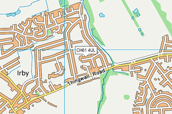 CH61 4UL map - OS VectorMap District (Ordnance Survey)