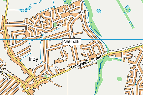 CH61 4UN map - OS VectorMap District (Ordnance Survey)