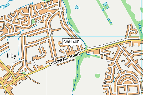 CH61 4UP map - OS VectorMap District (Ordnance Survey)