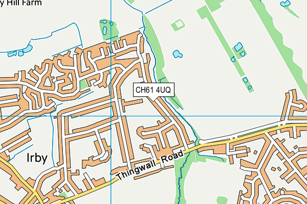CH61 4UQ map - OS VectorMap District (Ordnance Survey)