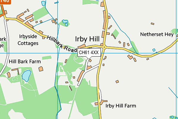 CH61 4XX map - OS VectorMap District (Ordnance Survey)