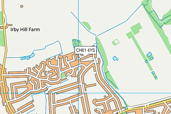 CH61 4YS map - OS VectorMap District (Ordnance Survey)