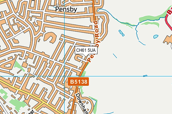 CH61 5UA map - OS VectorMap District (Ordnance Survey)