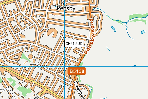 CH61 5UD map - OS VectorMap District (Ordnance Survey)