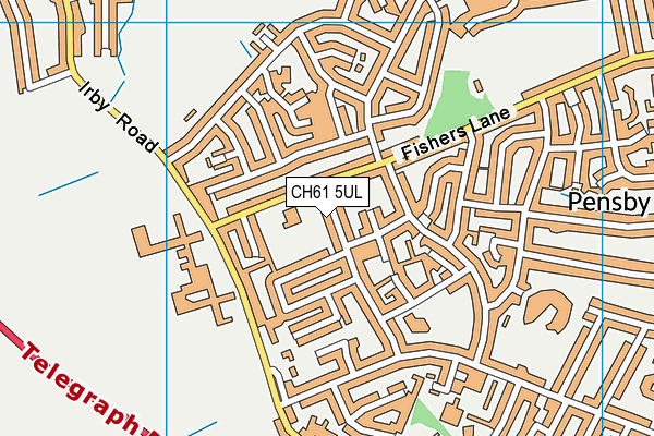 CH61 5UL map - OS VectorMap District (Ordnance Survey)