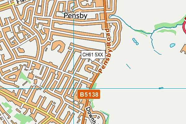 CH61 5XX map - OS VectorMap District (Ordnance Survey)