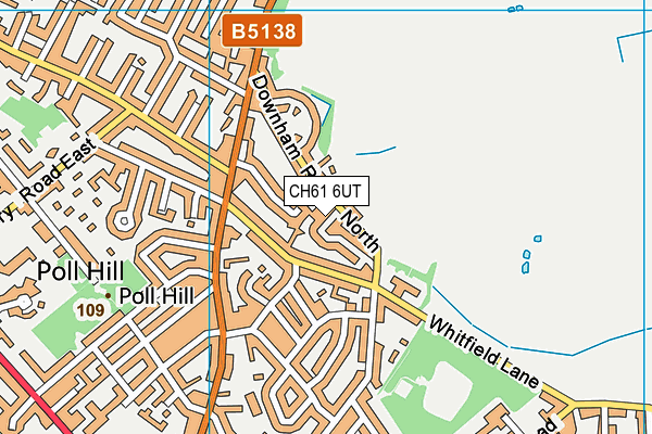 CH61 6UT map - OS VectorMap District (Ordnance Survey)