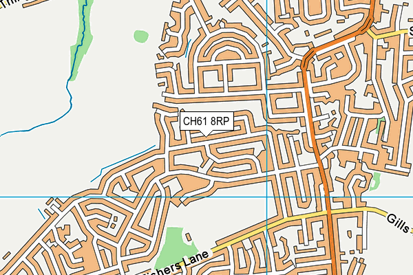 CH61 8RP map - OS VectorMap District (Ordnance Survey)